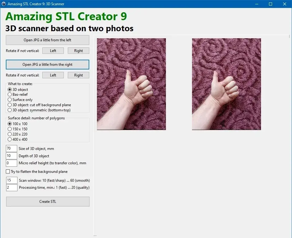 sCANNER 3D: APP PER TRASFORMARE 2 FOTO IN UN MODELLO 3D