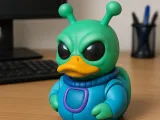 Rubber Duck - Alien Duck model - 3D print-0