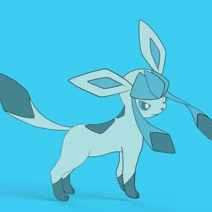 Glaceon Wall Art