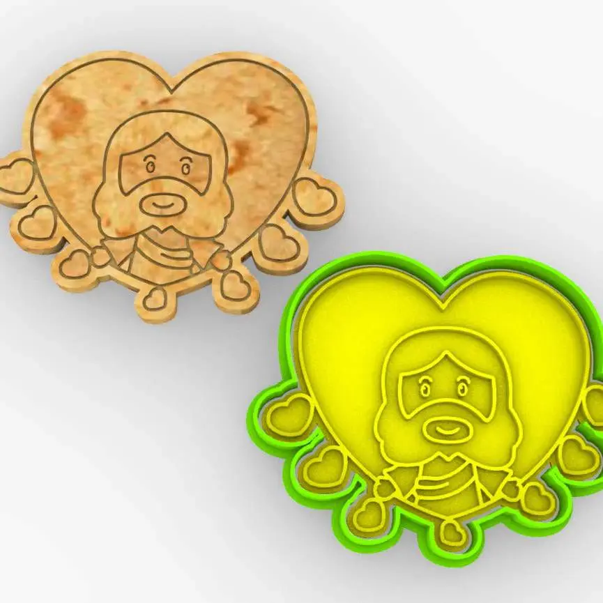 Cookie Cutter, God is love ,Polymer Clay Cutters