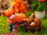 CUTE FLEXI HIGHLAND COW ARTICULATED-3