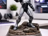 Futuristic Robot STL 3D Model | Sci-Fi Statue-3