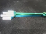 Minecraft trident keychain-3