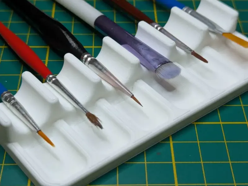 Soporte para cepillos de 6 ranuras