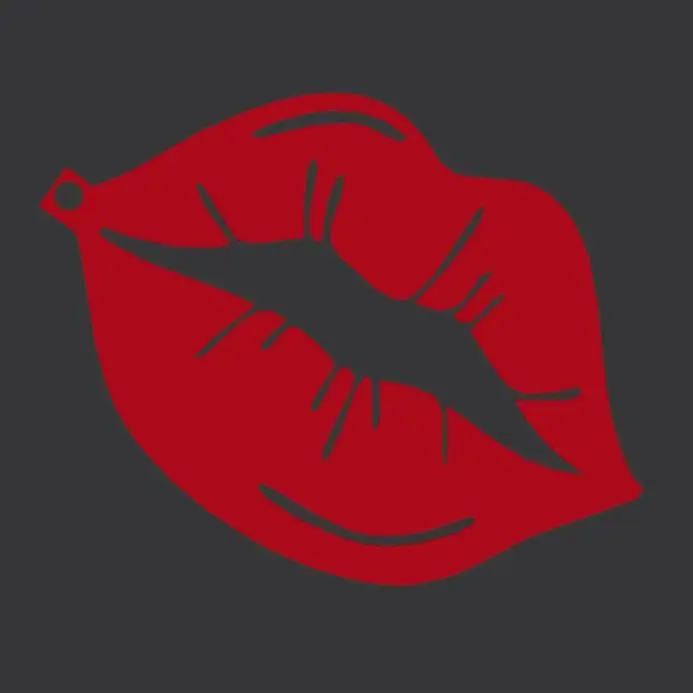 Kiss Lips Keychain