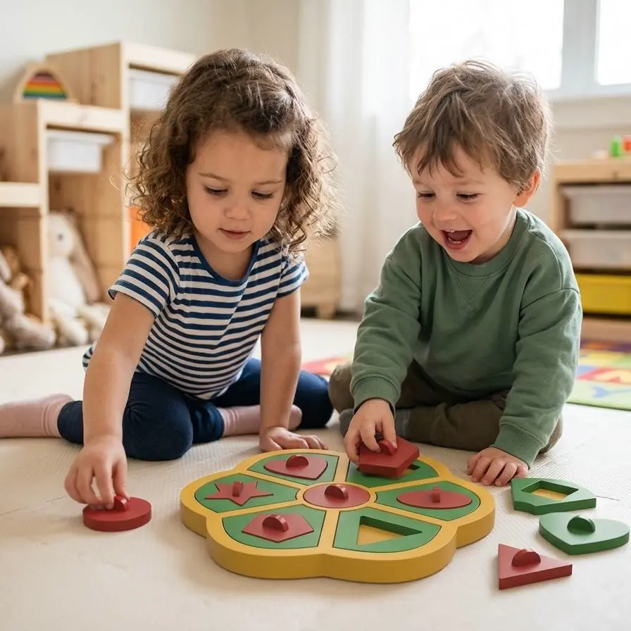 Early Educational Toy Color Learning Kids Shape Sorting Toy