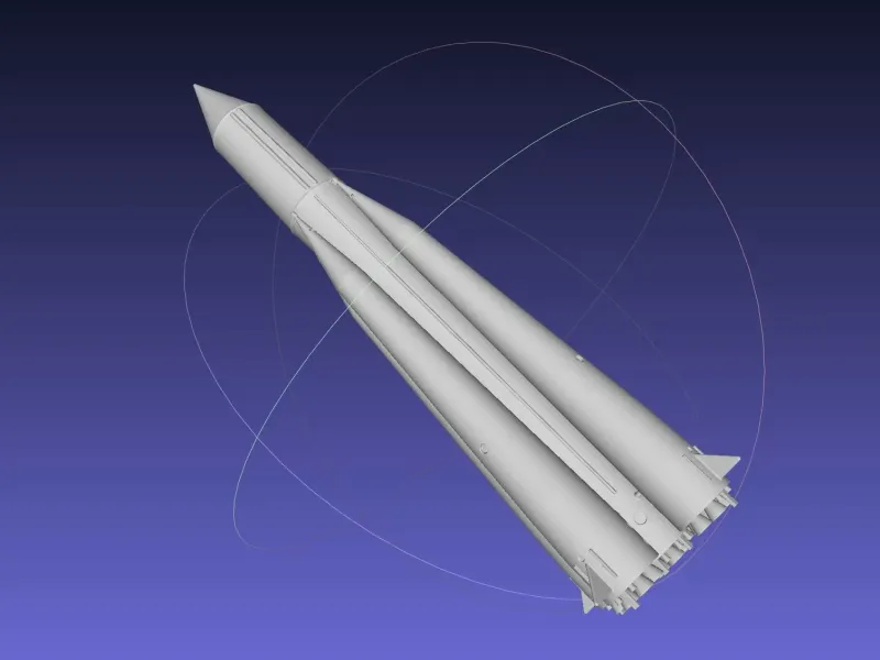 Sputnik Launcher Rocket