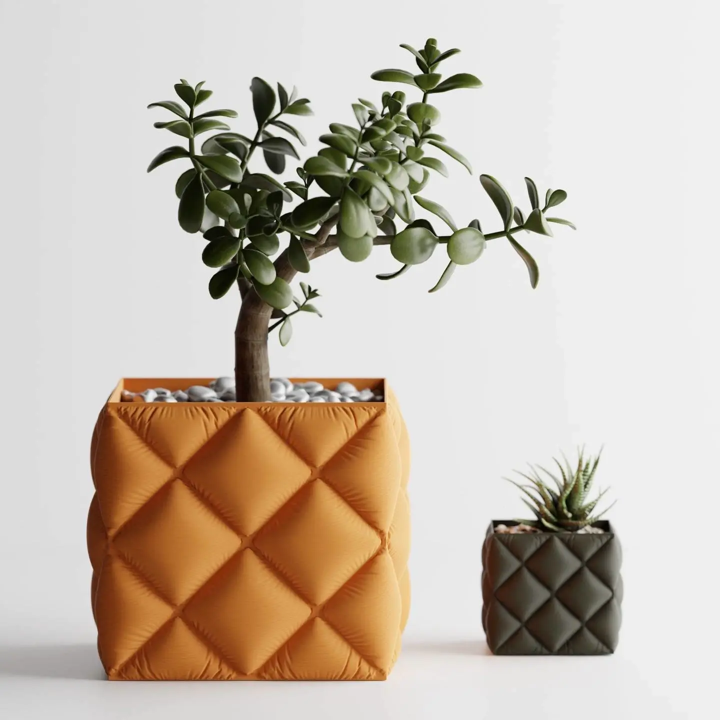 Inflated soft Cloth Planter Plant Pot Vase Series6