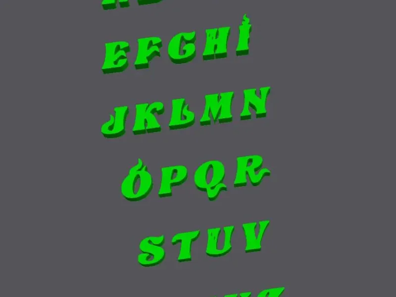 ALPHABET - FONT PACK Nº1