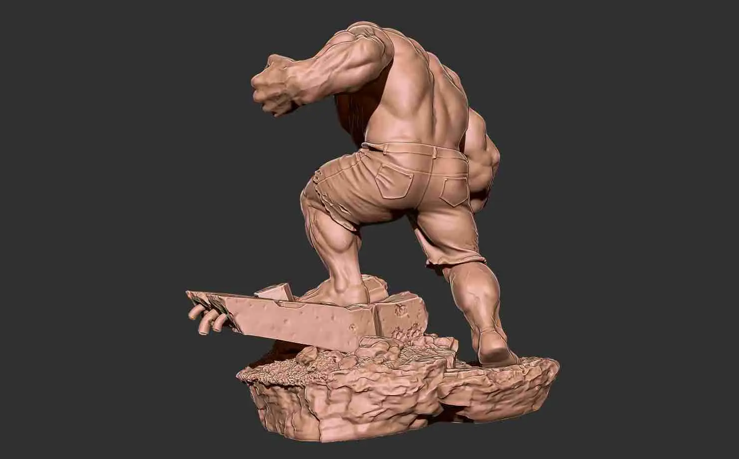 Marvel - Hulk smash 3D-Druck Modell
