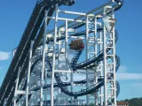 3D Roller Coaster Flashback Track Model-0