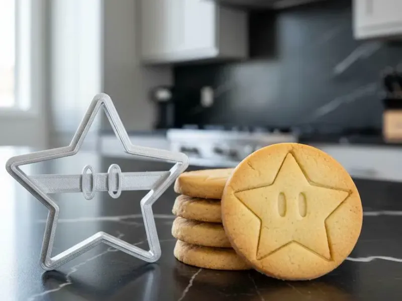 Star Mario  Cookie Cutter