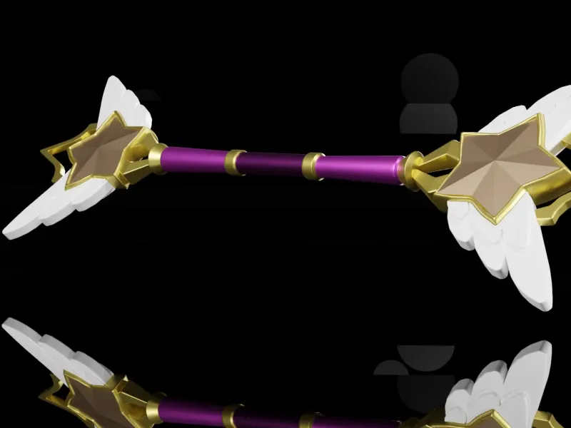 Star Guardian Lux Wand - REAL SIZE COSPLAY FILE