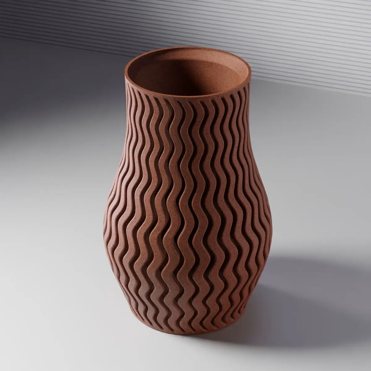VAZA 0102 C - VAZA ZIGZAG BULB