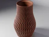 VASE 0102 C - BULB ZIGZAG VASE-2
