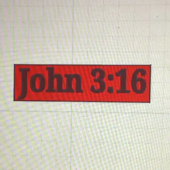 Marque-page Jean 3:16