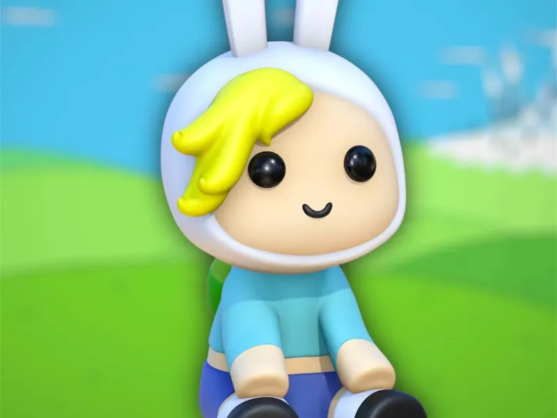 Fionna Campbell Chibi / Adventure time / Stl-3mf