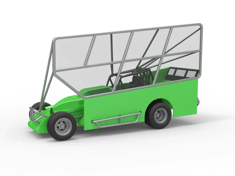 Northeast Dirt Modified stock car with side wing Scale 1:25