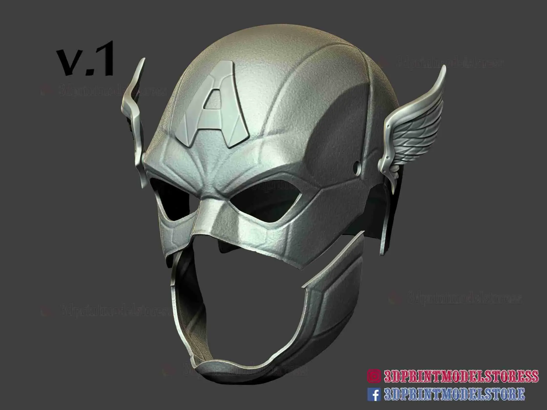 Captain America Helmet - Marvel Cosplay