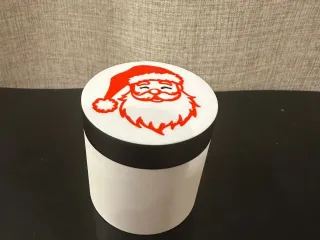 Christmas Santa Jar