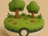 Pokemon Bug Base/stand for Chibi Pokemon models-0