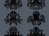 Cute Octopus Designs Pack – 12 Decorative Relief Models for-2
