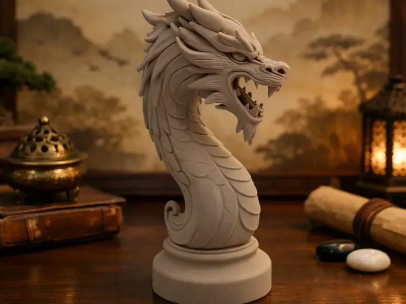 Drachenskulptur