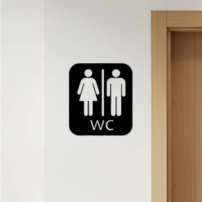 Other STL Download - WC, Toilet Sign, Restroomby OALPO