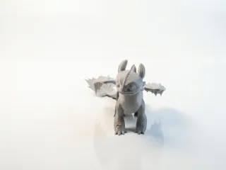 Toothless Dragon Figurine Cartoons 3D Printable