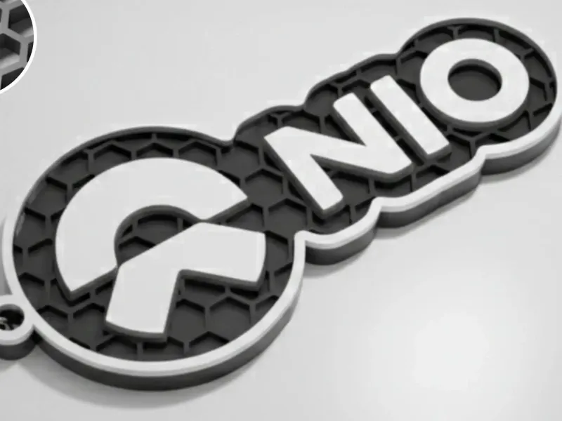NIO logo keychain