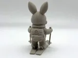Skiing Easter Bunny-4