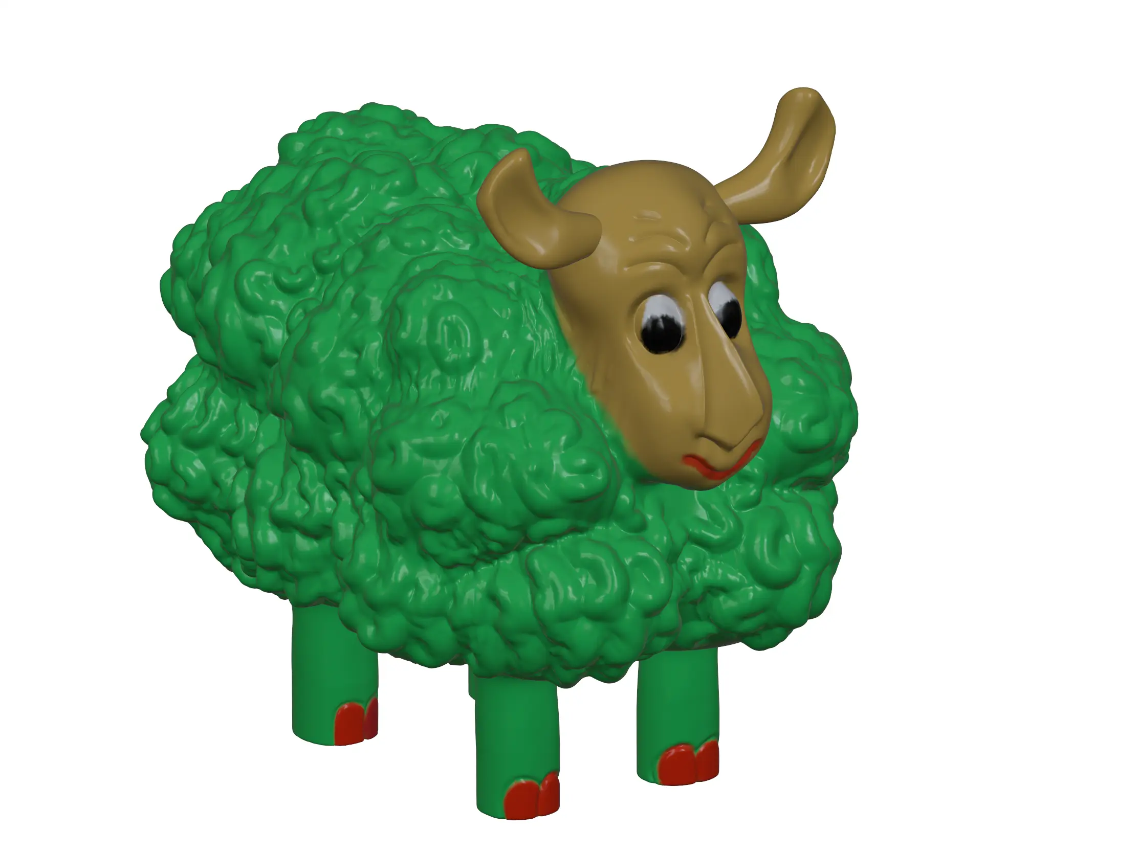 Cute Sheep toy and Miniature