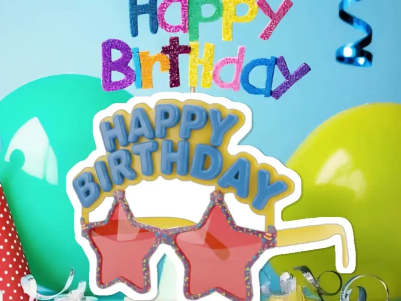 lentes feliz cumpleaños