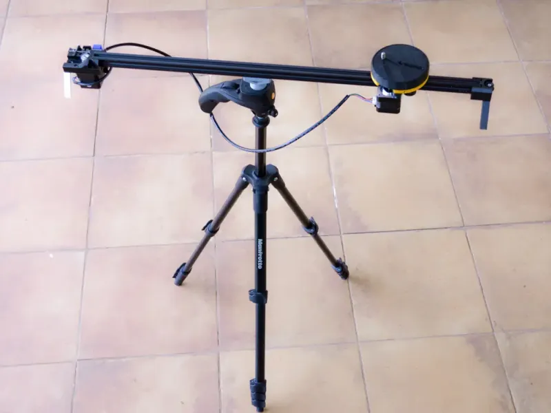 Slider de Câmera Motorizado (com Rastreamento de Objeto) + APP de Controle