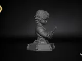 Zenitsu Agatsuma Bust STL 3D Model | Demon Slayer Fan Art-4