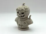 Steampunk Pumpkin Bust-4