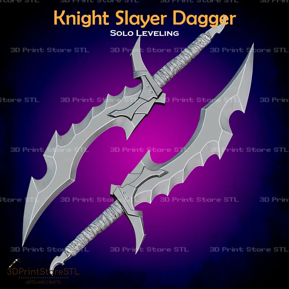 Knight Slayer Dagger Cosplay Solo Leveling - STL File