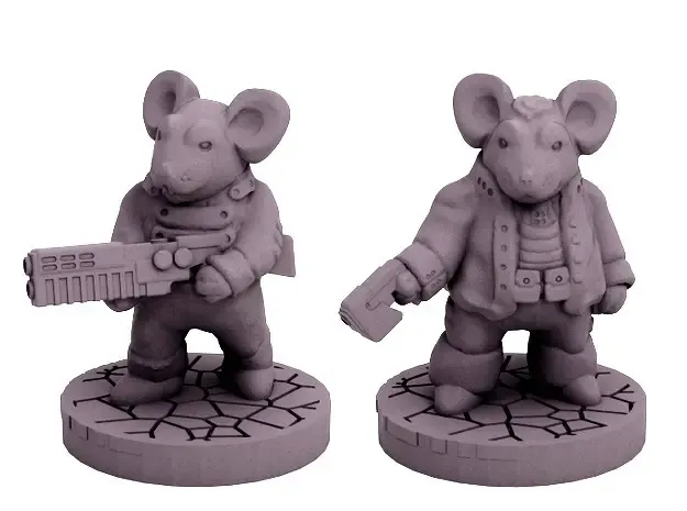 Mouse Pookah Grensbewoners (18mm schaal)