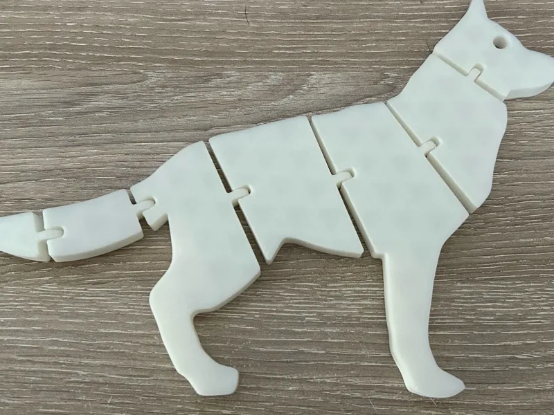 CHIEN-LOUP ARTICULE "Mister Wolf"