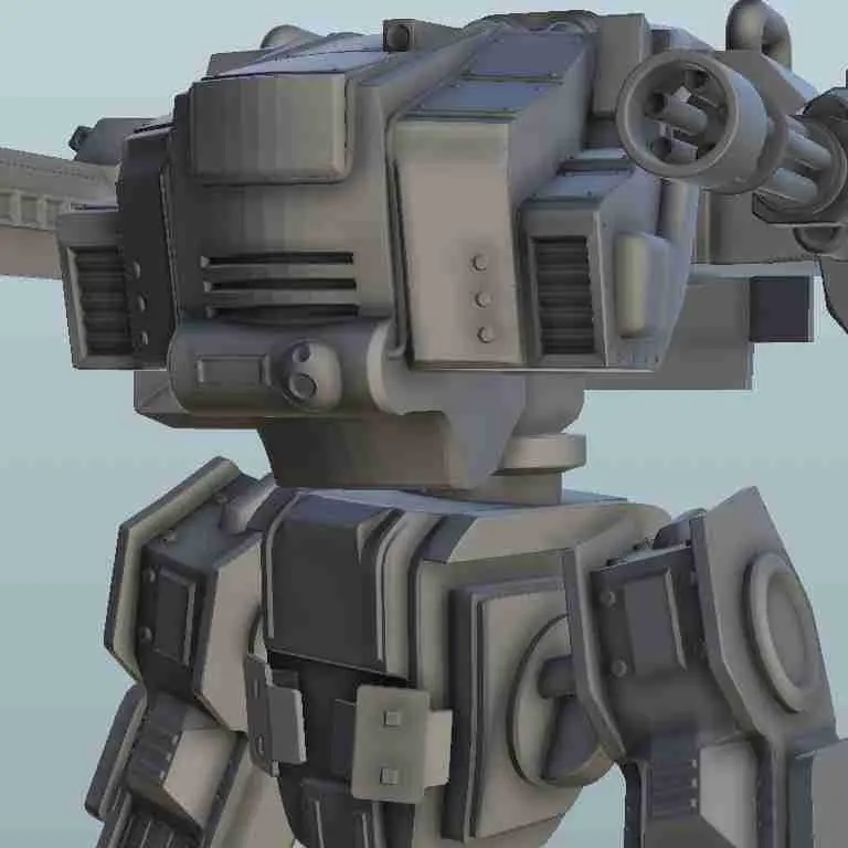 Robot Bot 3000 - scenario fantascientifico futuro 40k