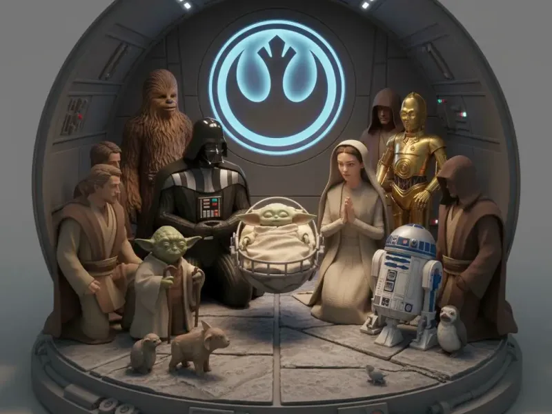 PESEBRE NAVIDEÑO STARWARS NAVIDAD ADORNO