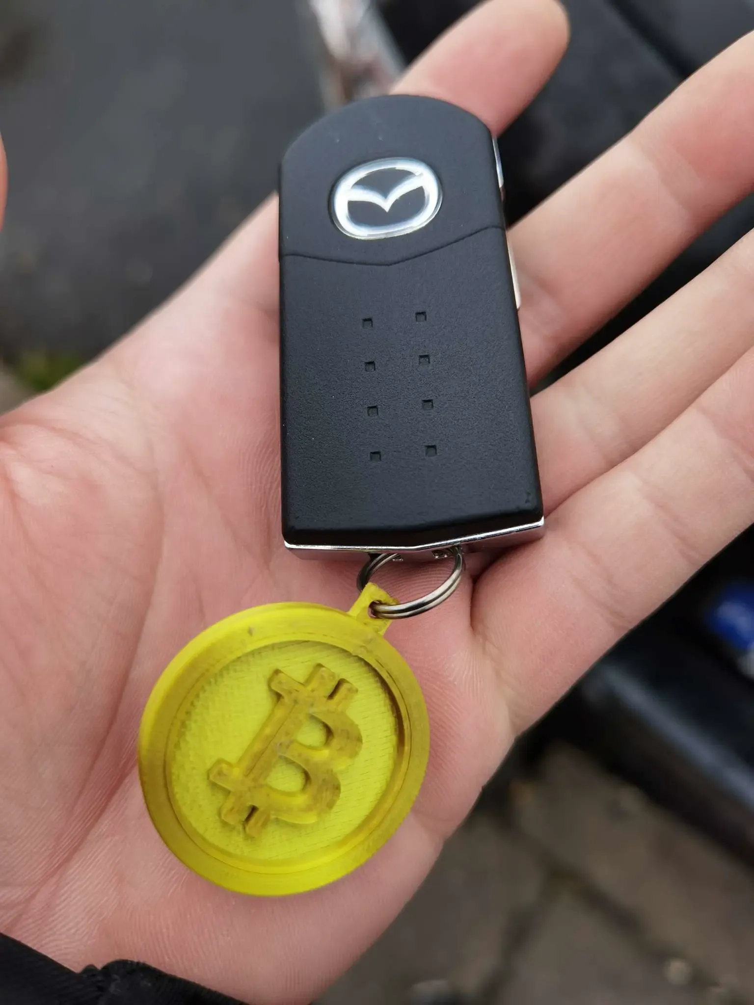 Bitcoin key ring