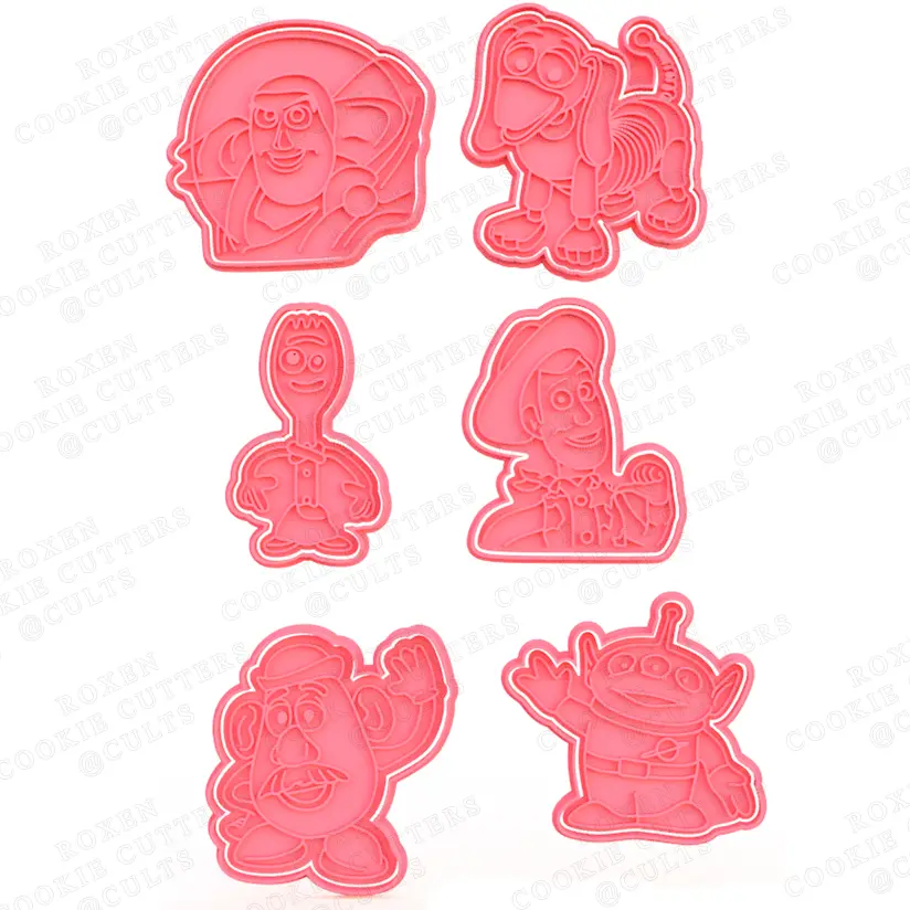 Toy story cookie cutter set of 6