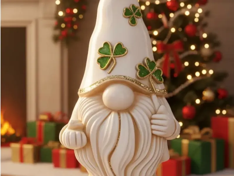 Lucky Christmas gnome