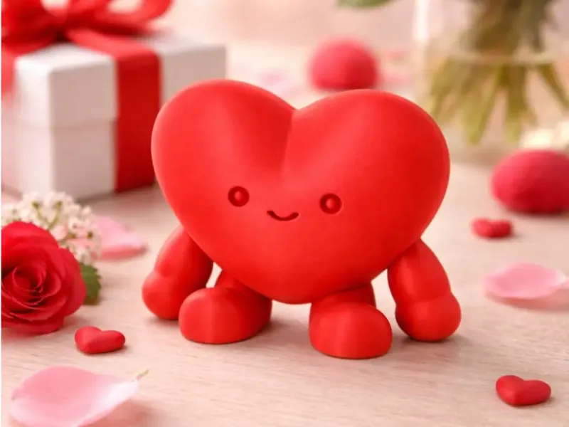 Valentine´s Heart Standing Buddy