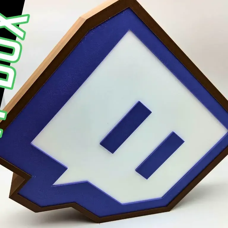 Twitch Logo - LED LIGHT - Light Box - NO AMS