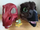 SAURIAN Fursuit Head Frame-4