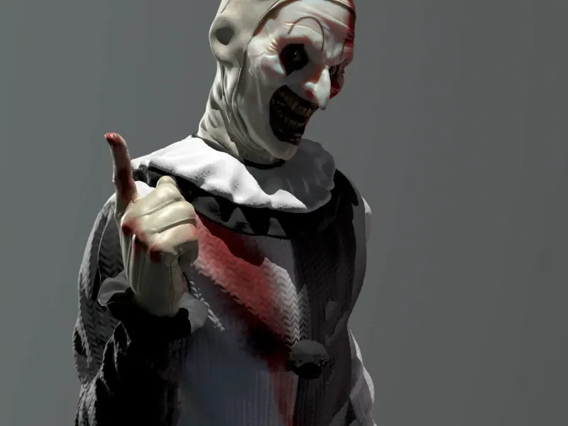 Terrifier – 3D Printable Sculpture