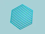 Hexagonal Wall Panel A11 - Interior Home Decor-1