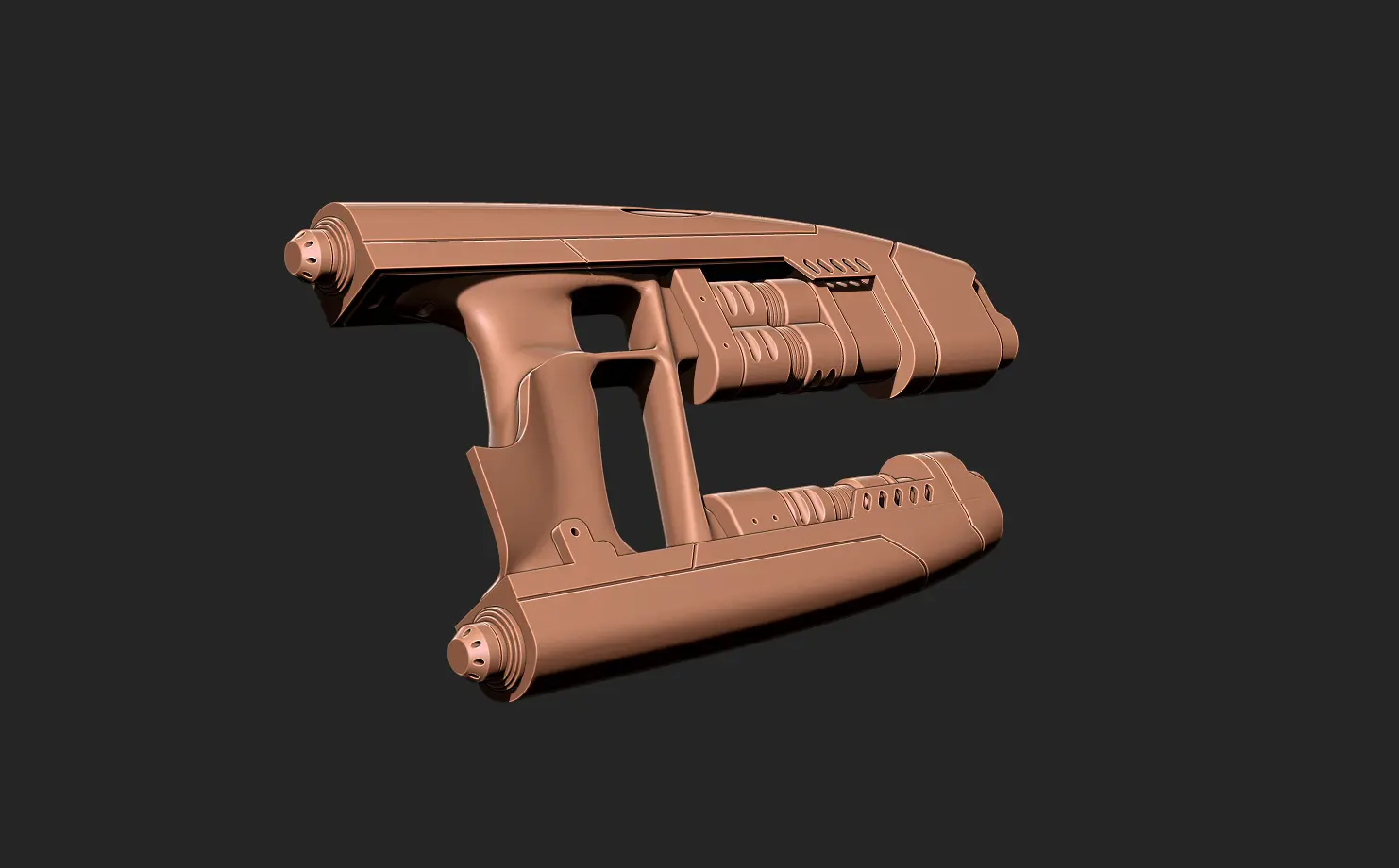 Star lord blaster 3d print model